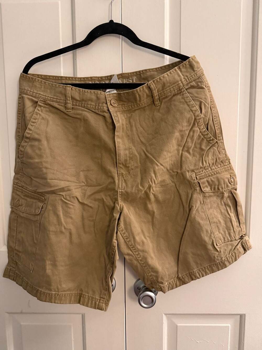 Northwest Territory Men's Relaxed Fit Cotton Cargo Shorts
